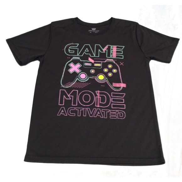 Tek Gear Women Active Top Size XL Black Game Mode T-Shirt DryTek Short Sleeve - Picture 3 of 9